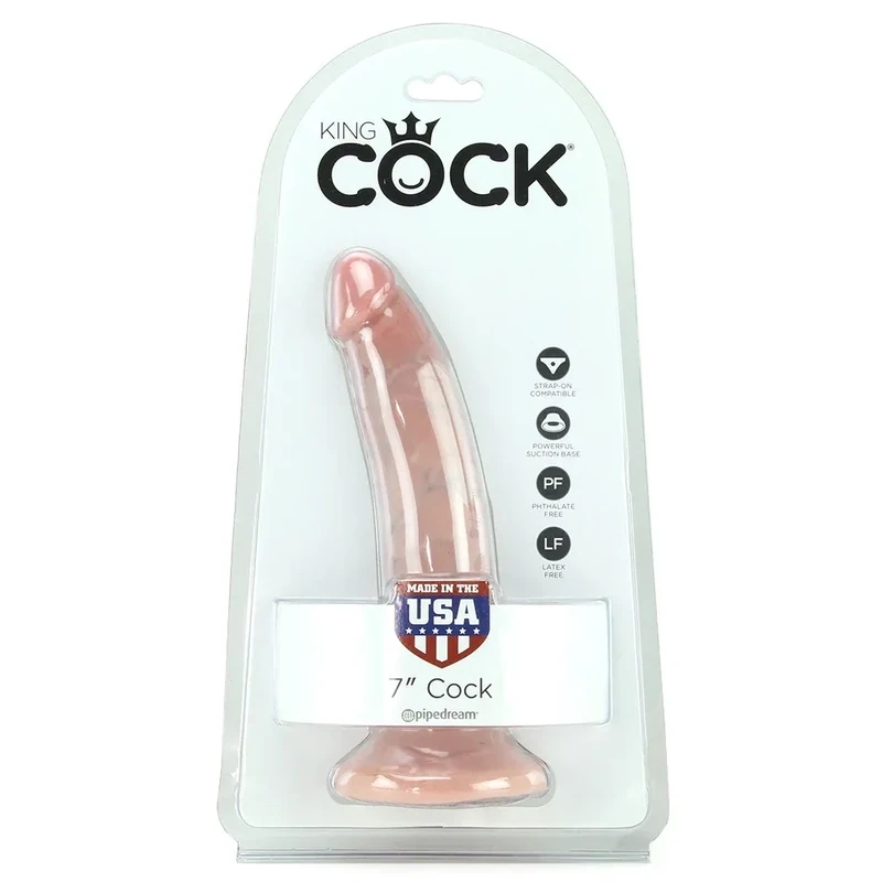 King Cock 7 inch Flesh Dildo