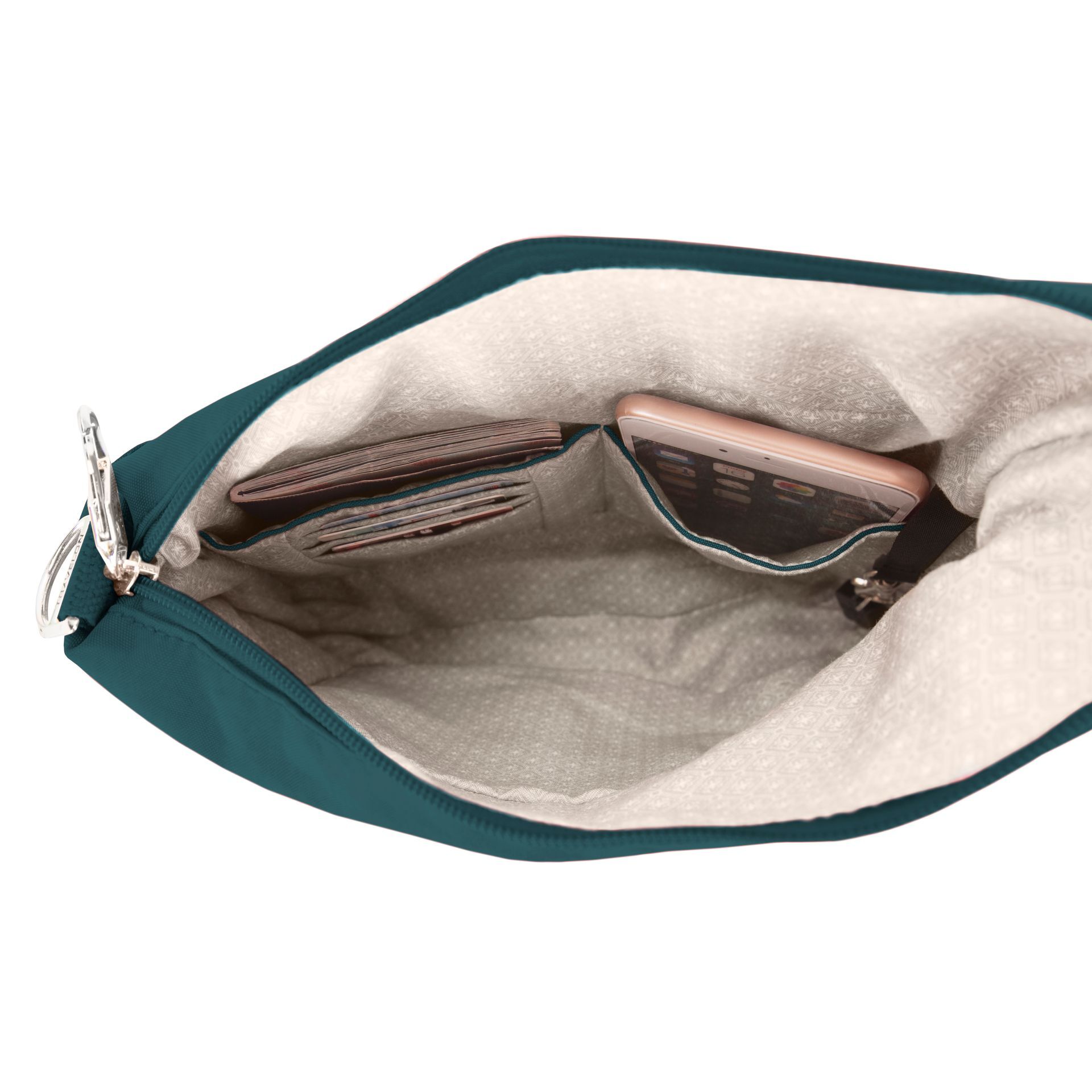 5 Point Anti-Theft Security Bag - Peacock