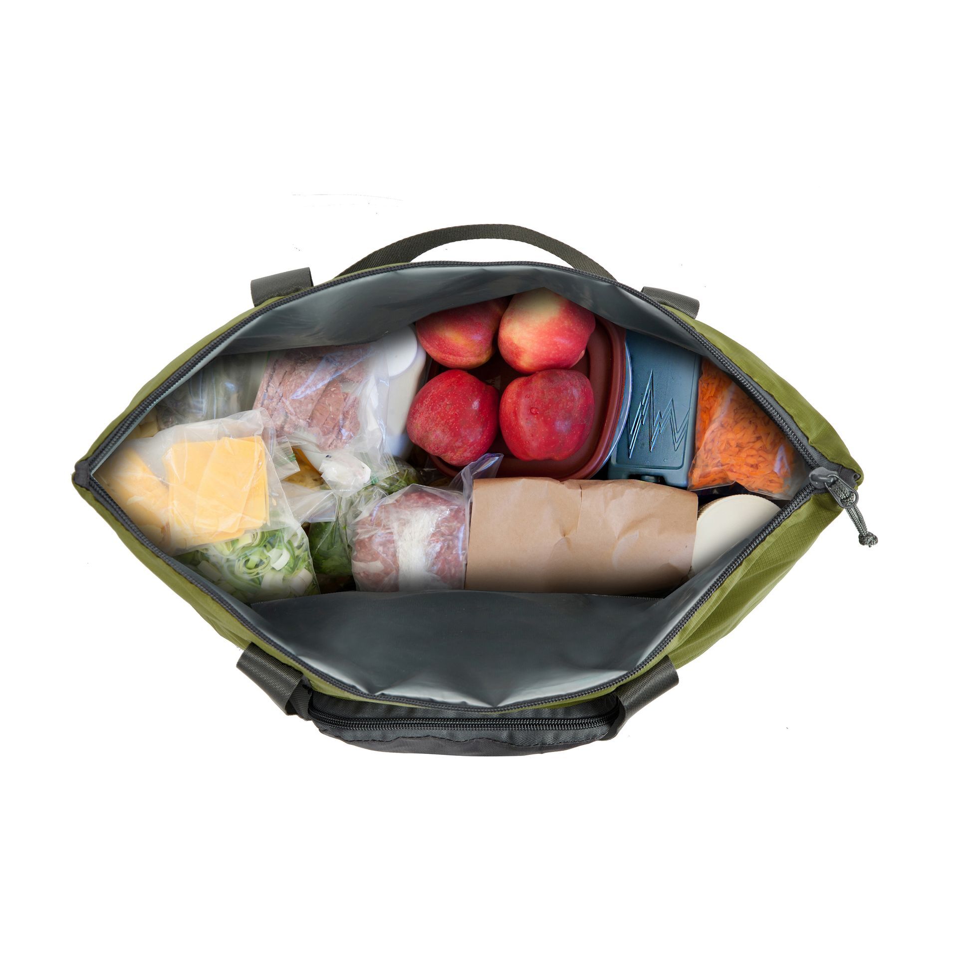 14.5L Packable Insulated Tote/Olive-Gray