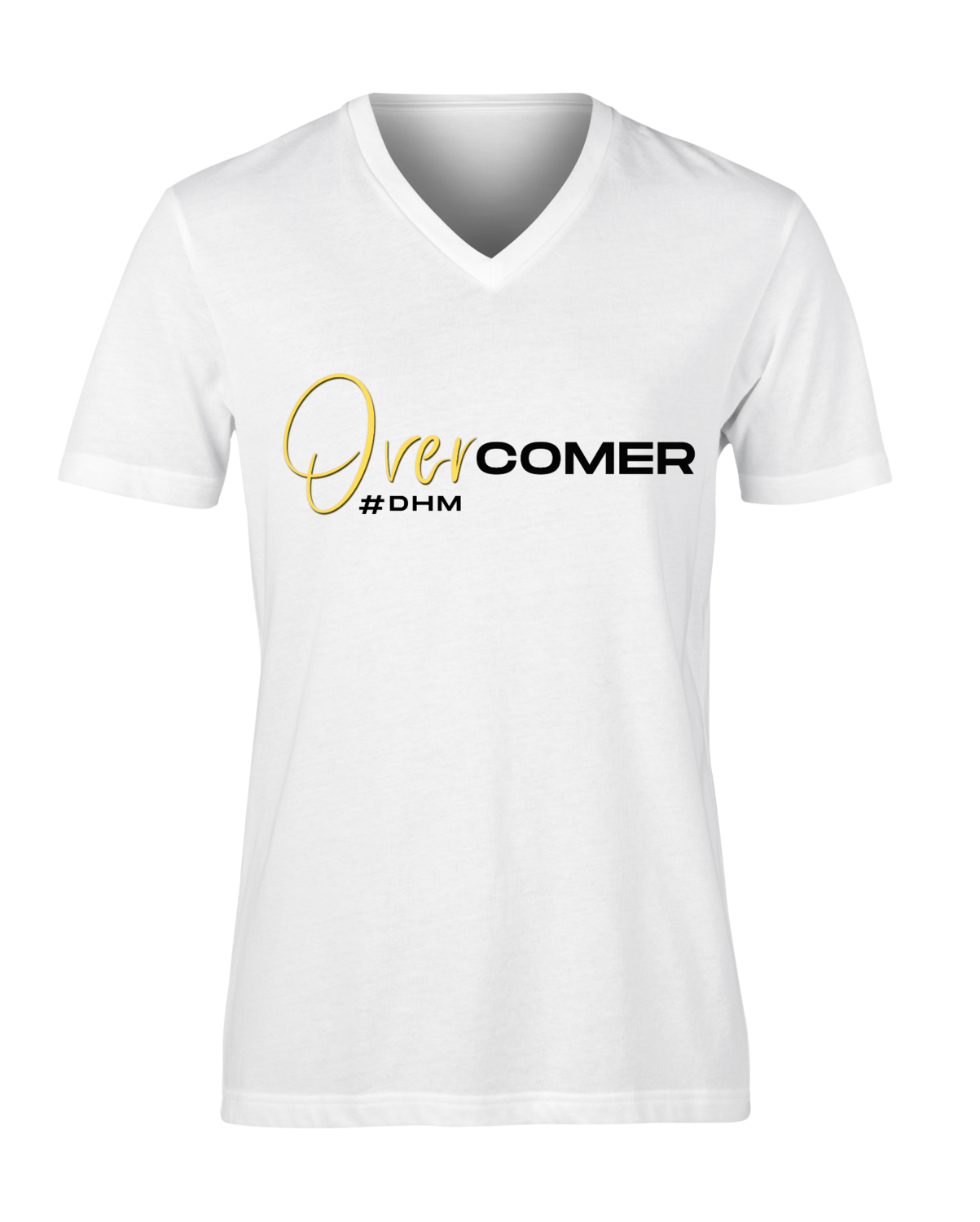 Overcomer - Short Sleeve V-Neck T-Shirt