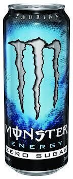 Monster Blue Zero Lata