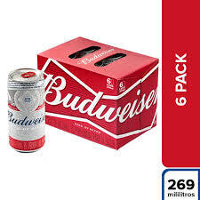 Budweiser Lata six