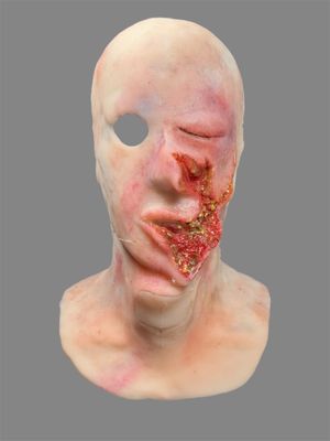 Gesichtsmaske Sprengverletzung für Koniotomie