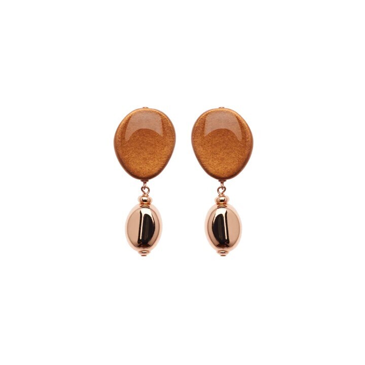 Aretes Trinity Dunas Rosso Prezioso