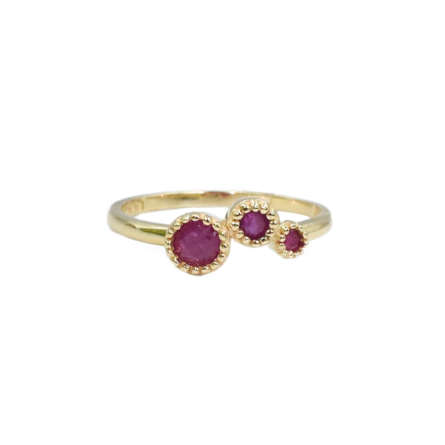 Anillo Círculos Zafiros