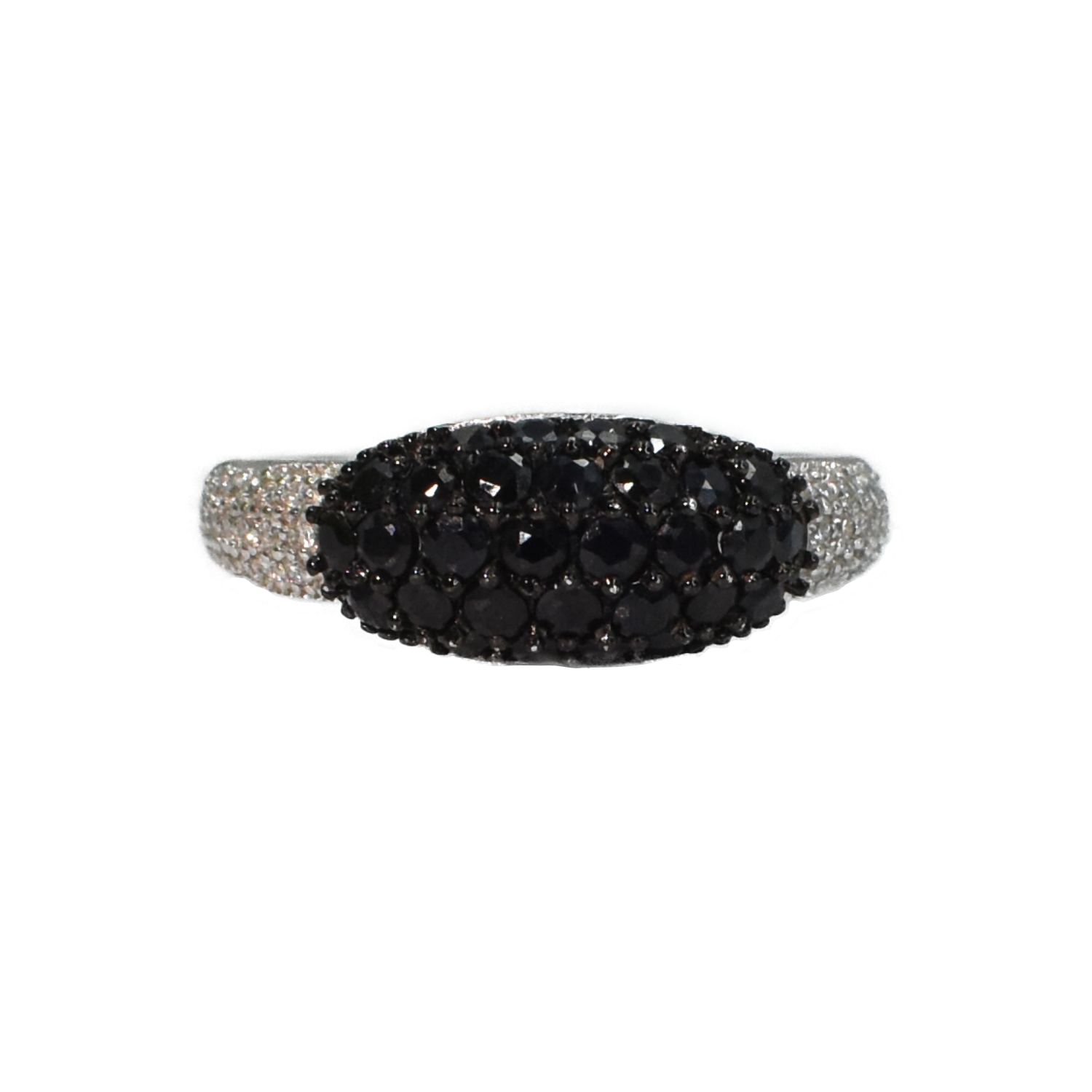 Anillo Zafiros Azules y Diamantes