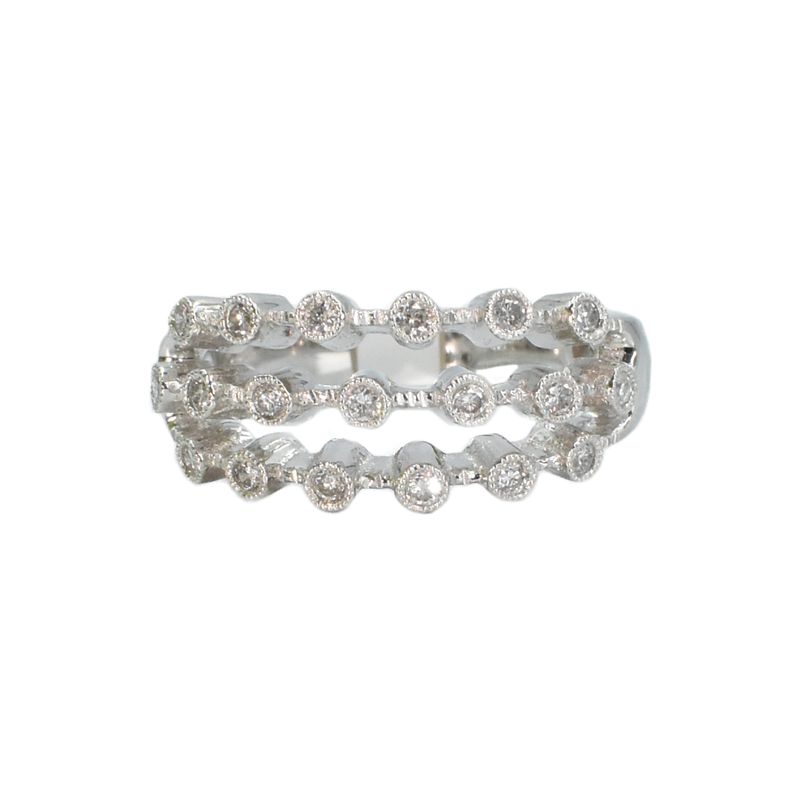 Anillo Diamantes Biselados
