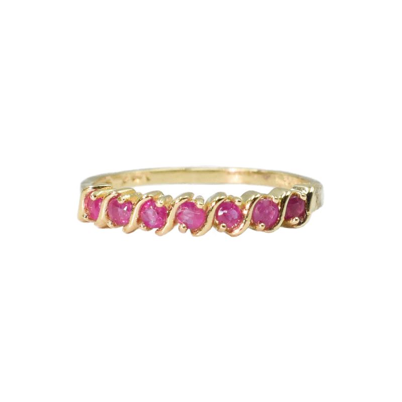 Anillo Churumbela Rubíes