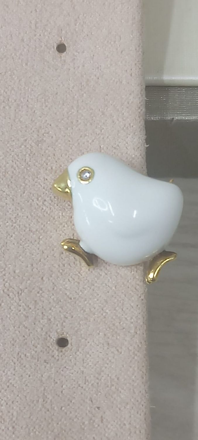 Prendedor Pollito Diamante