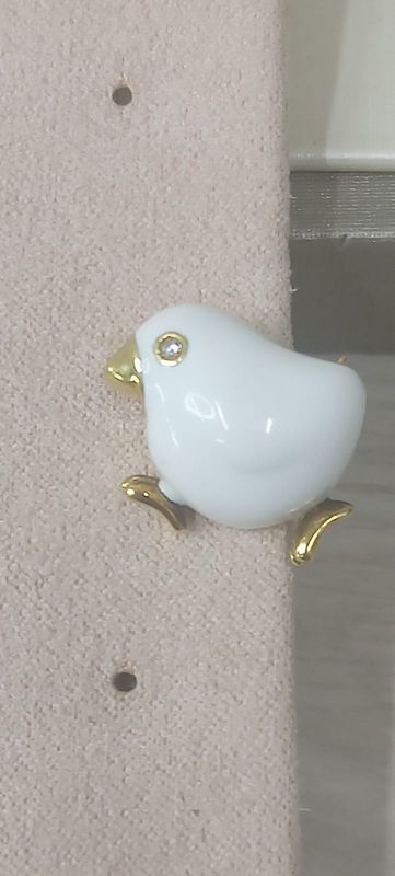 Prendedor Pollito Diamante