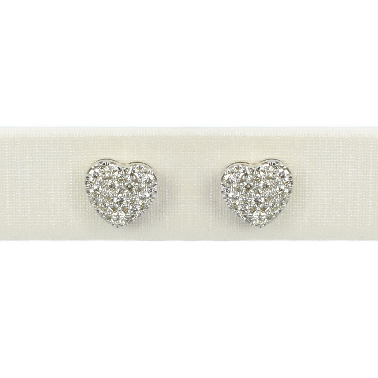 Aretes Corazón Diamantes