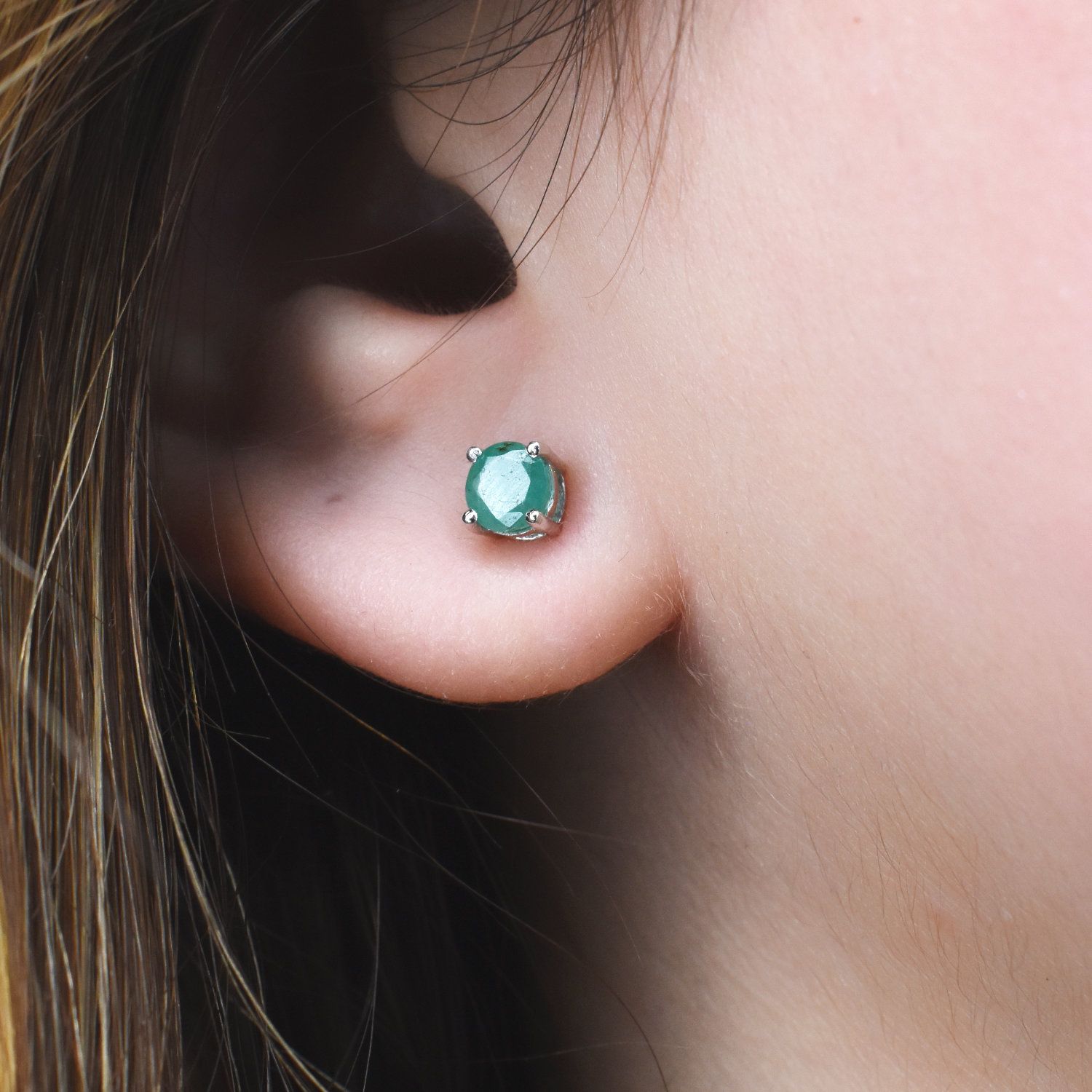 Aretes Broqueles Esmeraldas
