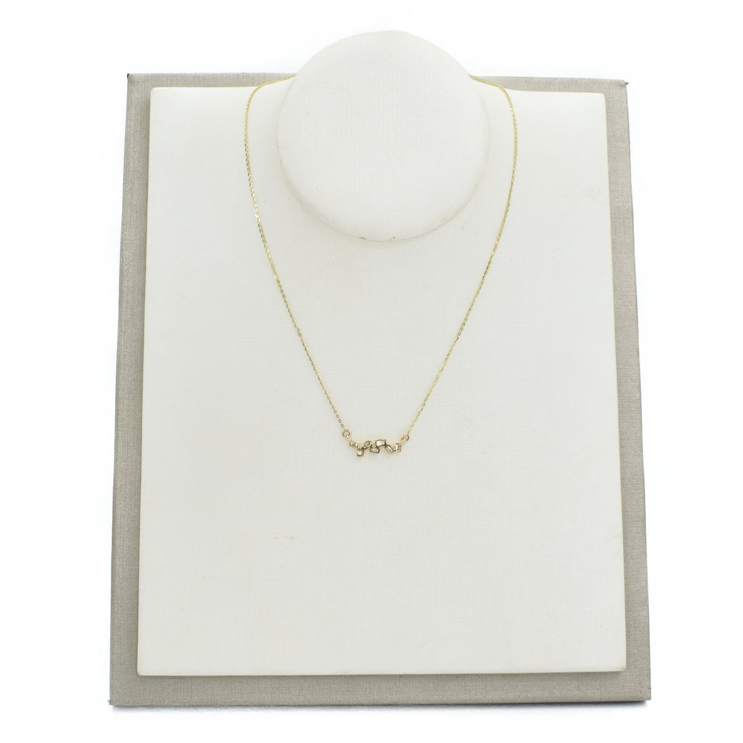 Collar Diamantes Baguettes