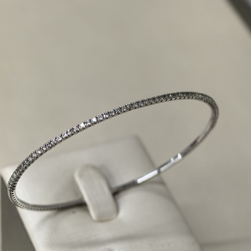 Pulsera Bangle Tennis Diamantes