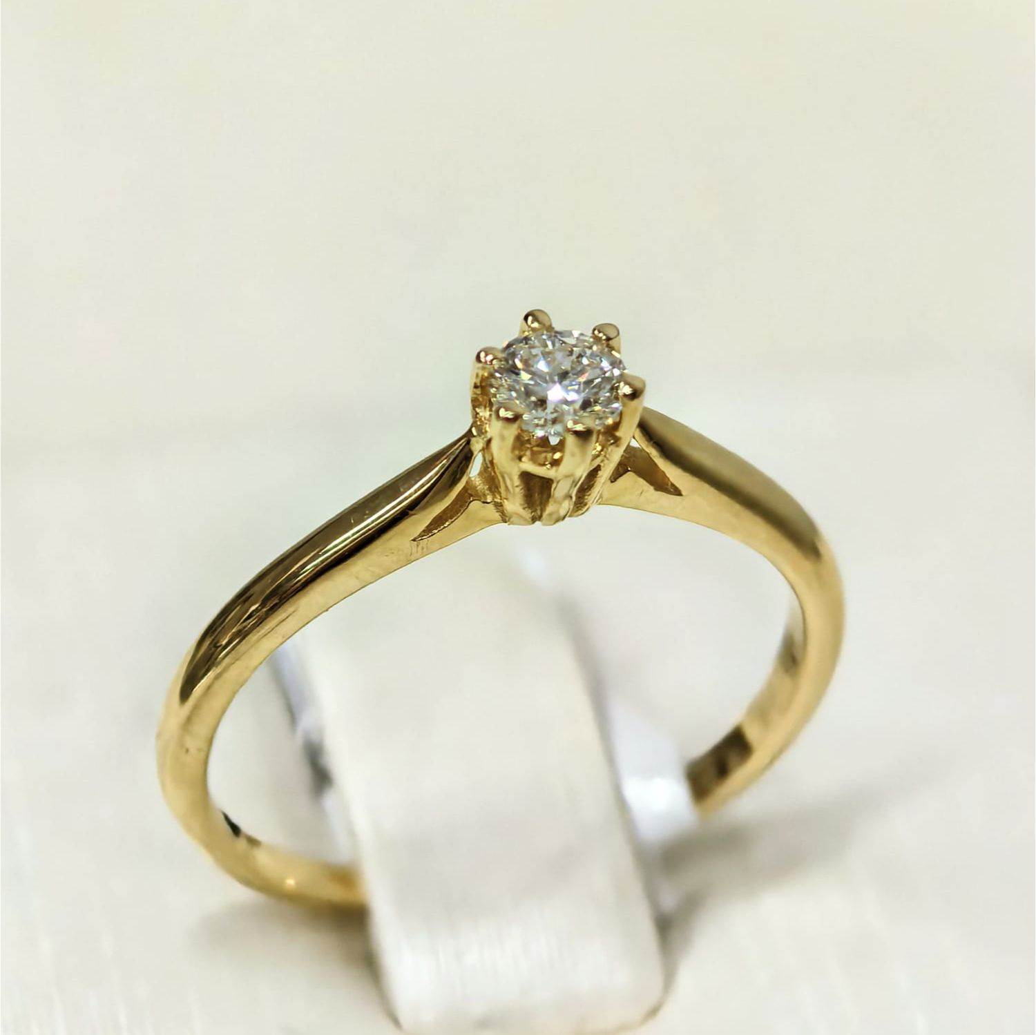 Anillo Solitario Diamante