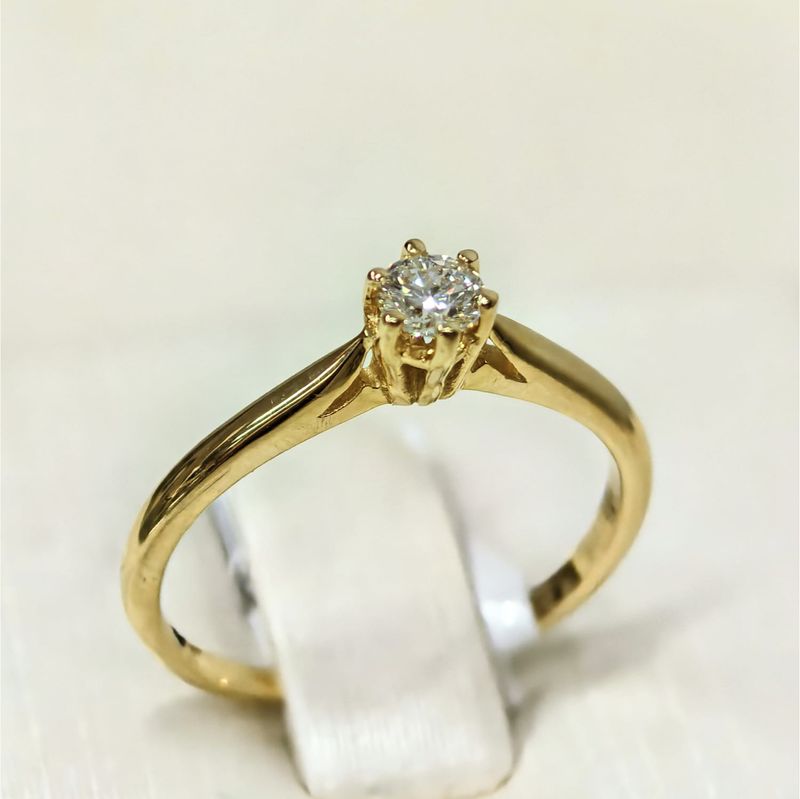 Anillo Solitario Diamante