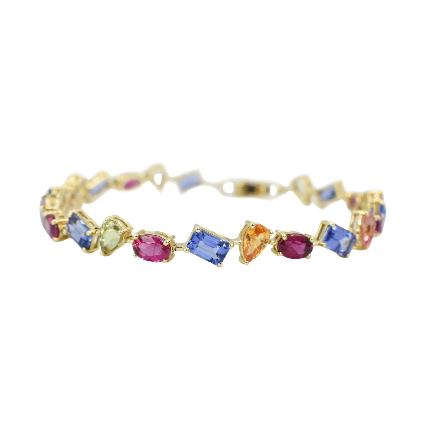 Pulsera Zafiros, Turmalinas y Tanzanitas