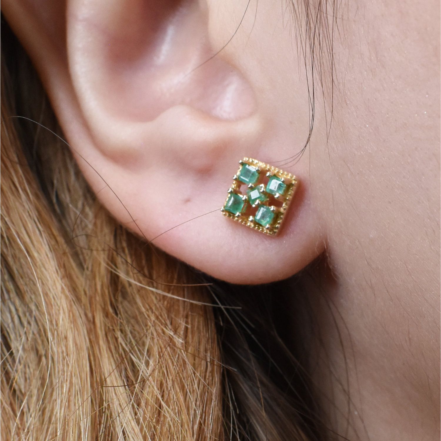 Aretes Esmeraldas