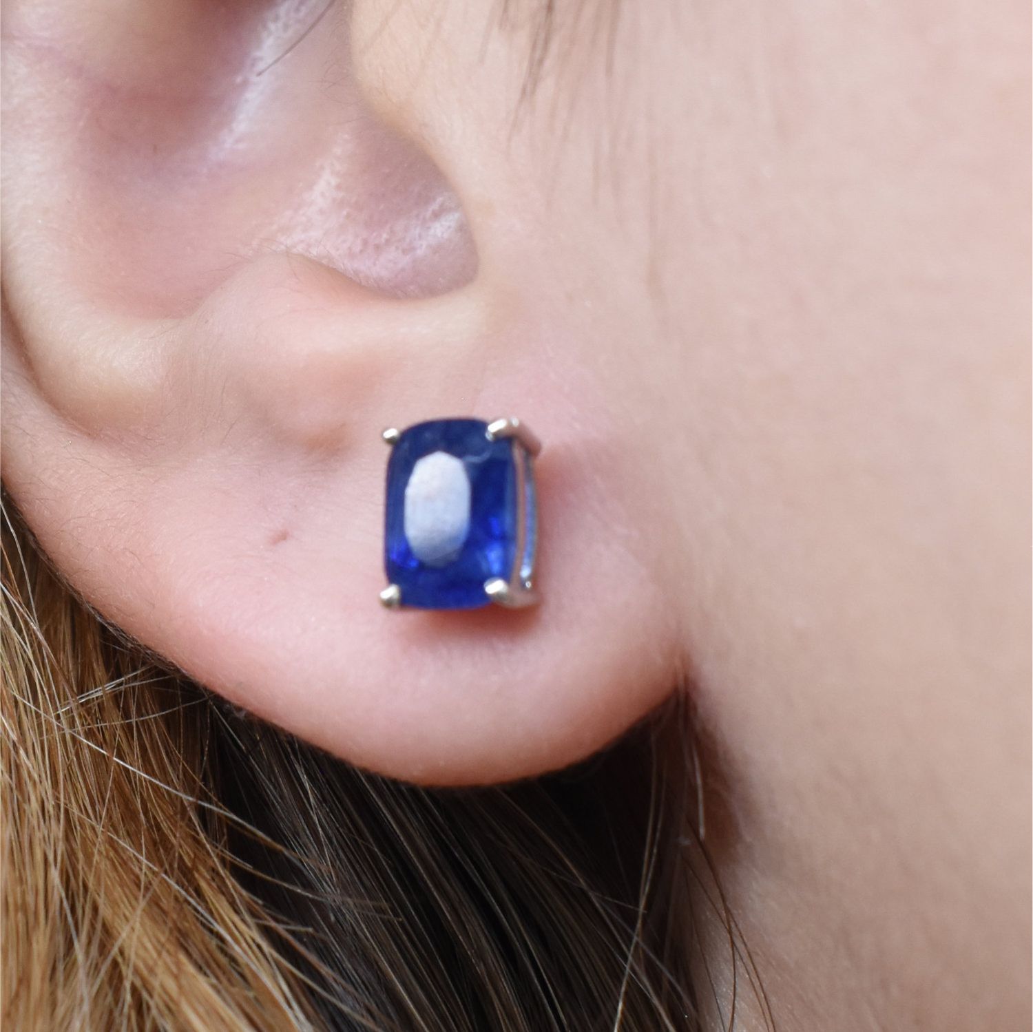 Broqueles Zafiros Azules