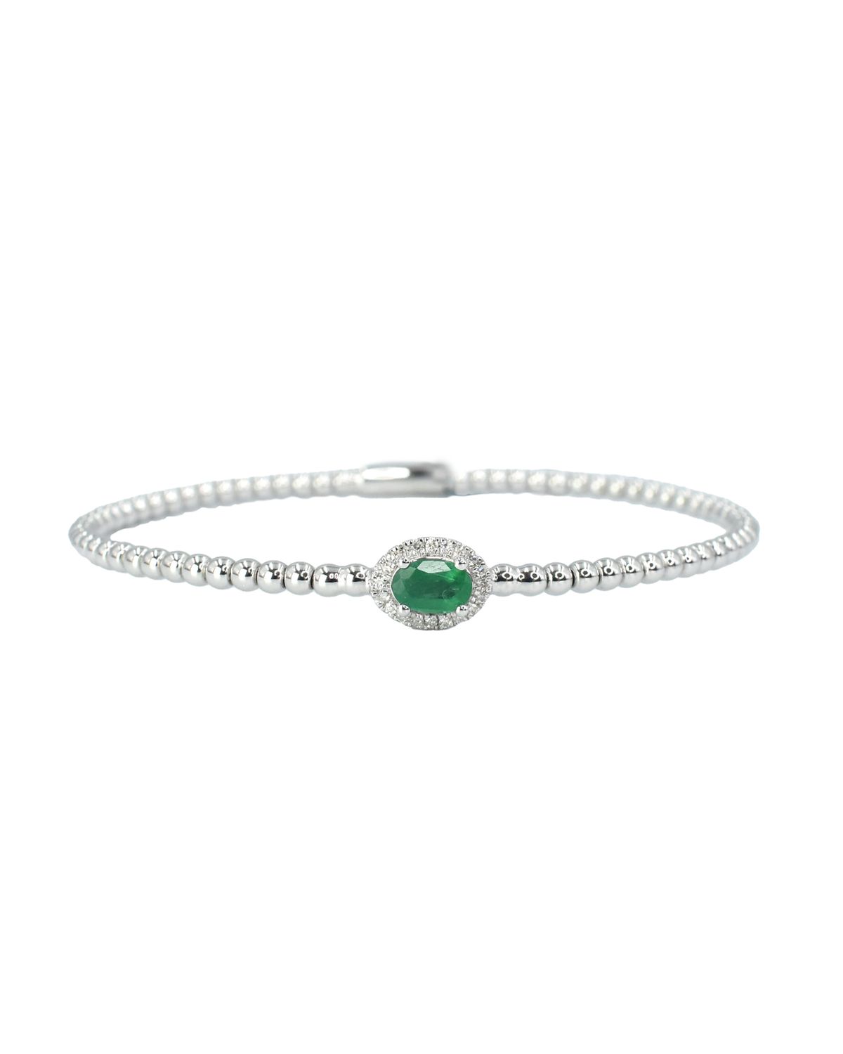 Pulsera Esmeralda y Diamantes