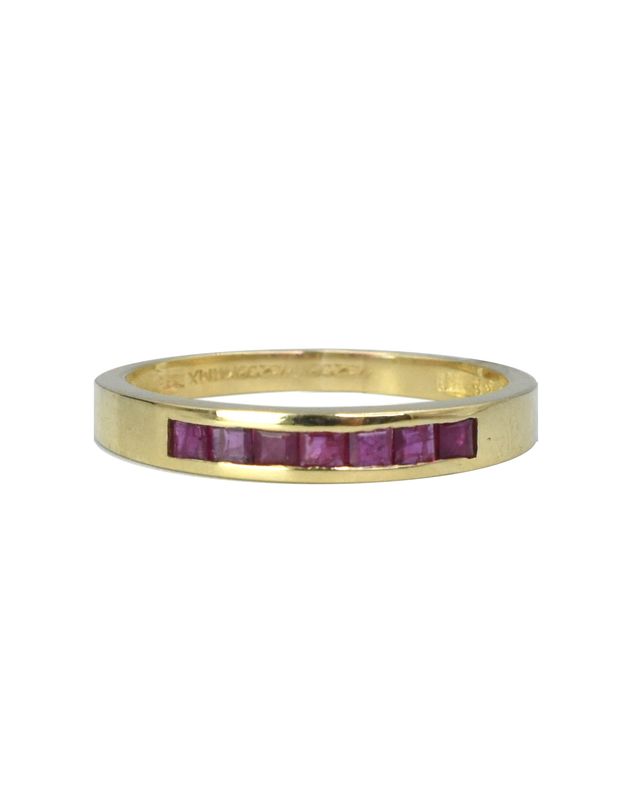 Anillo Churumbela Rubíes