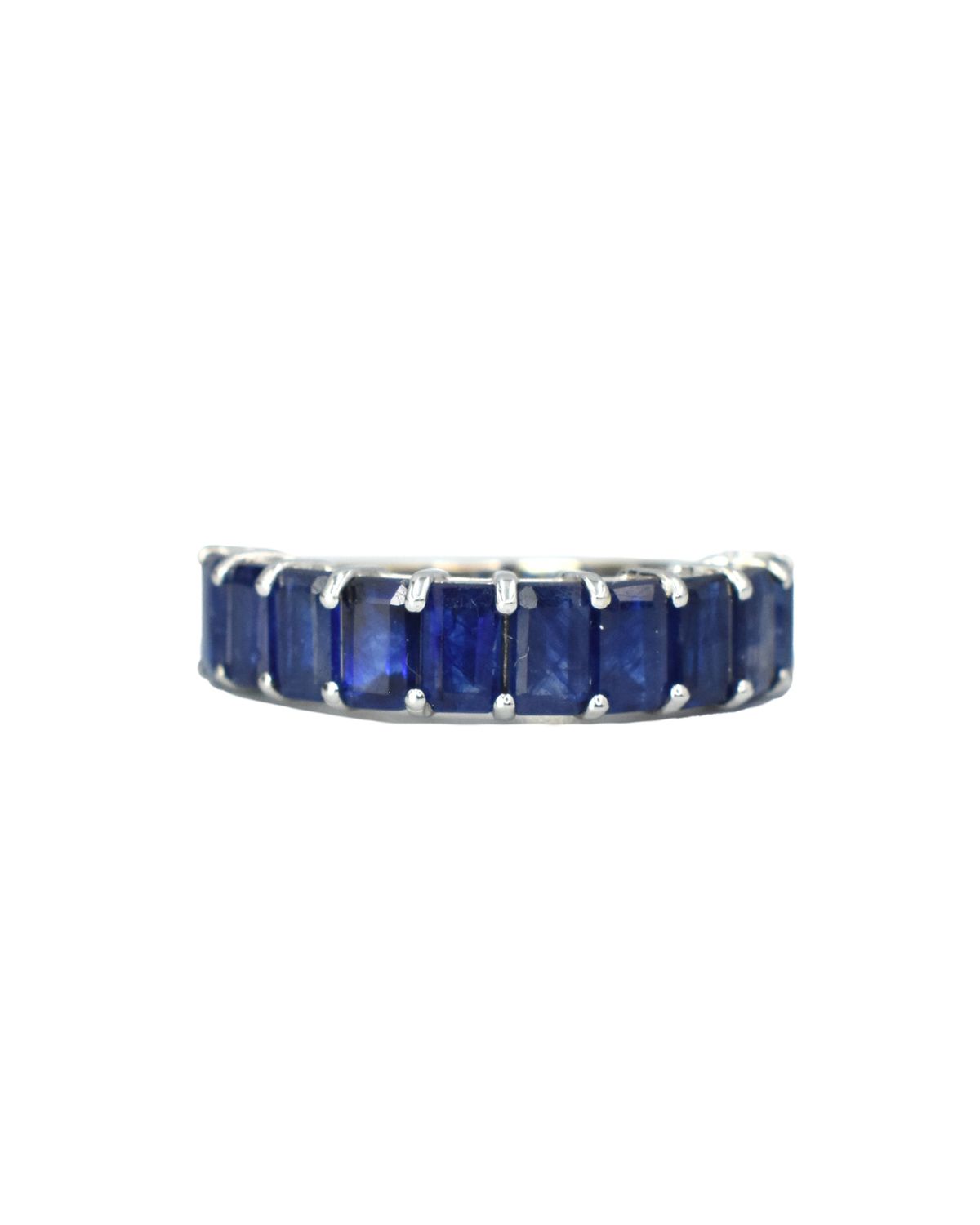 Anillo Baguette Zafiros