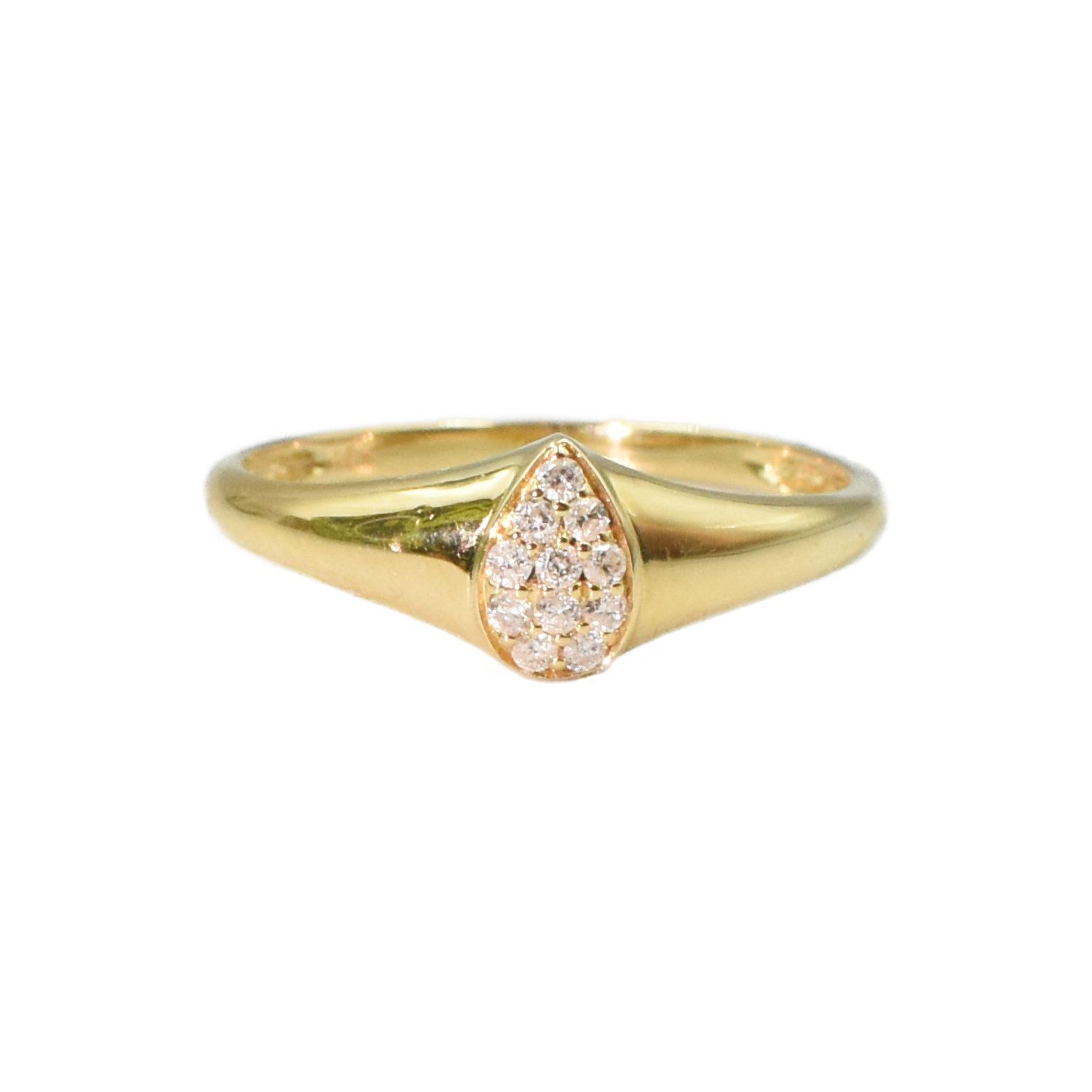 Anillo Gota Diamantes
