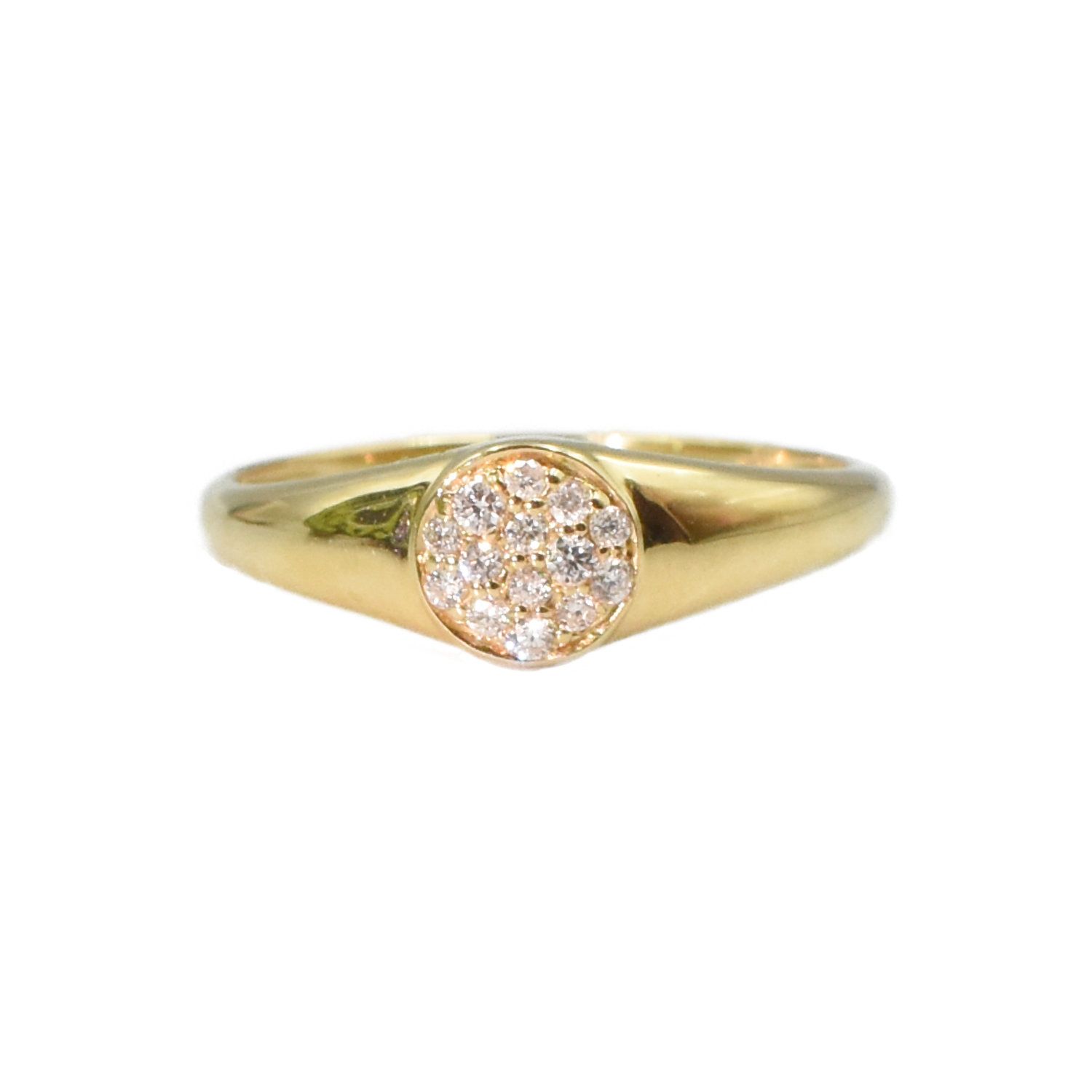 Anillo Círculo Diamantes