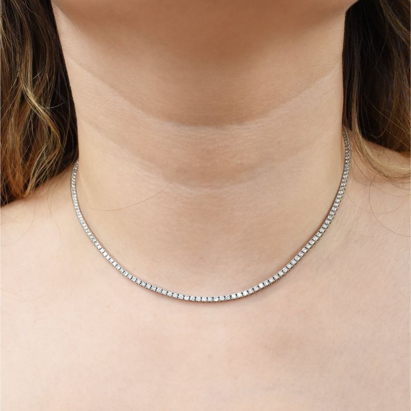 Collar Tennis 5.0ct Diamantes