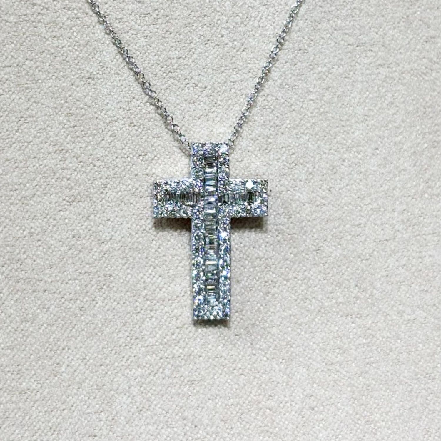 Collar Cruz Diamantes
