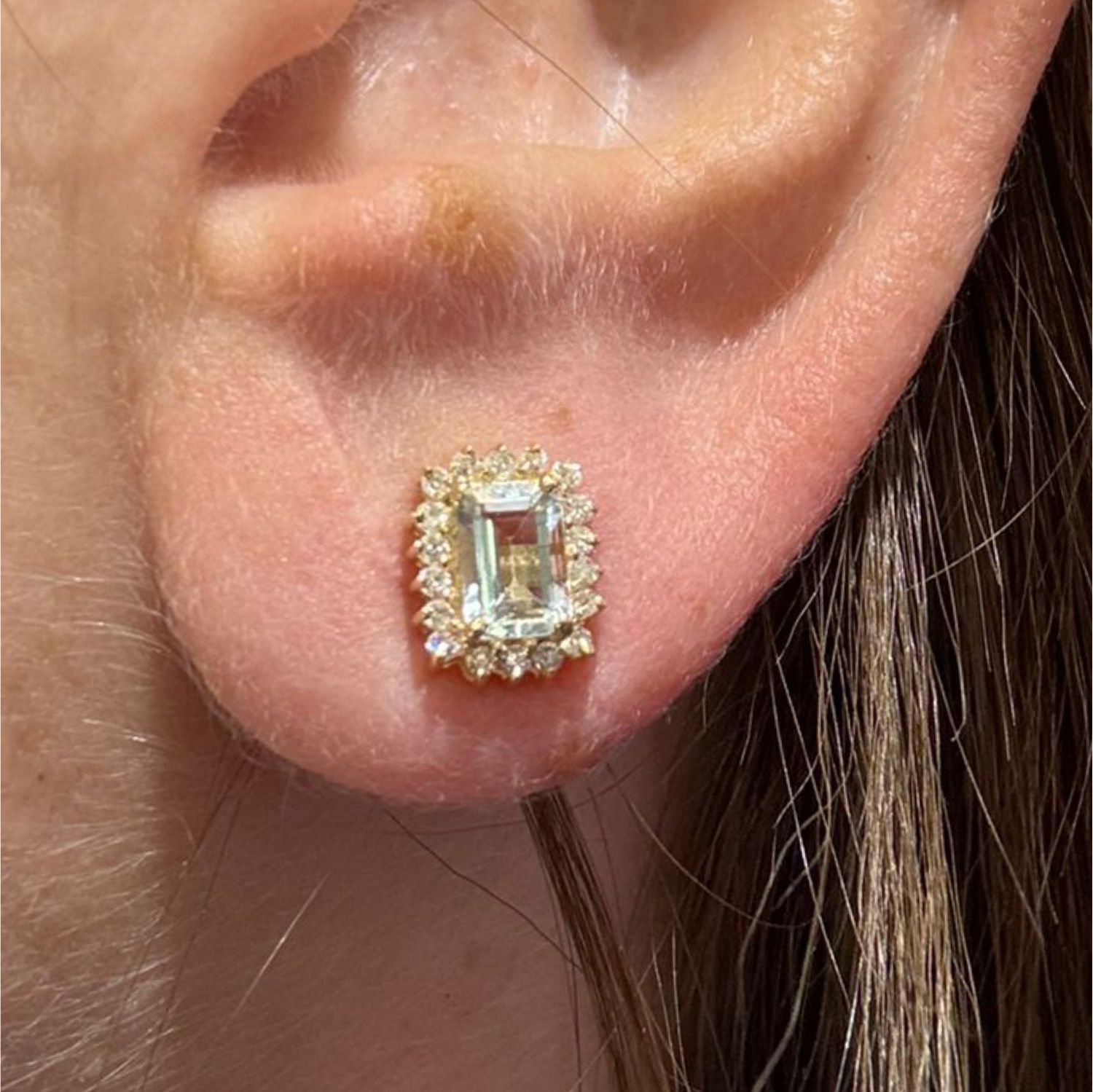 Aretes Aguamarinas