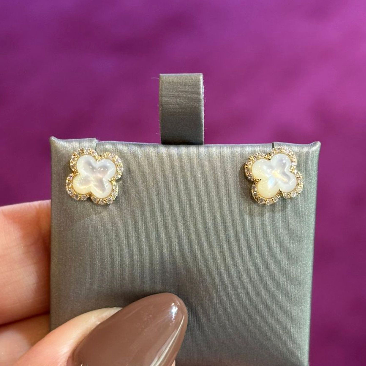 Aretes Madre Perla