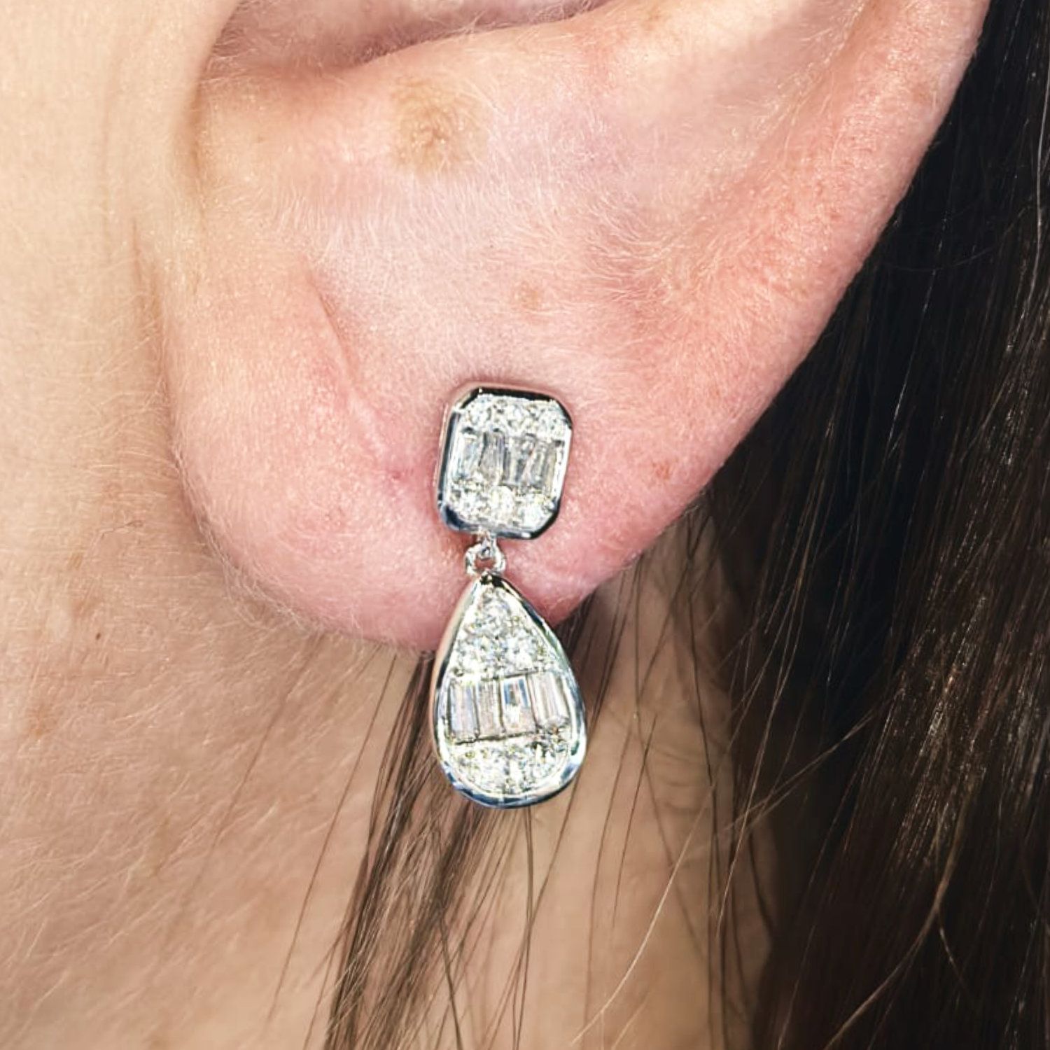 Aretes Diamantes