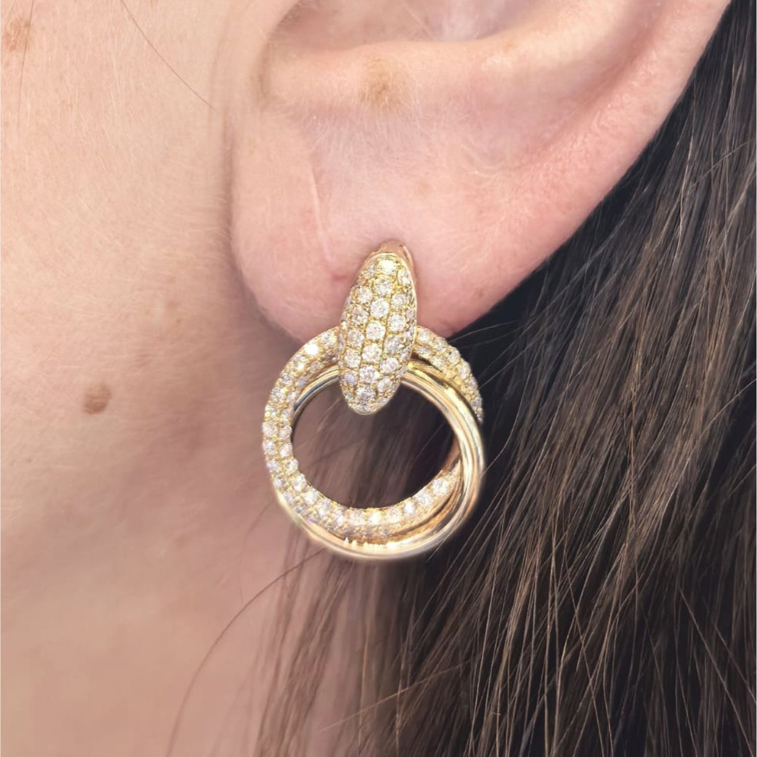 Aretes Diamantes