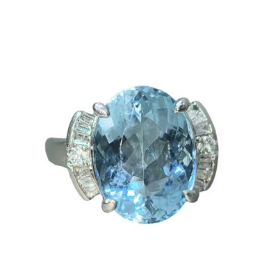 ​Anillo Aguamarina