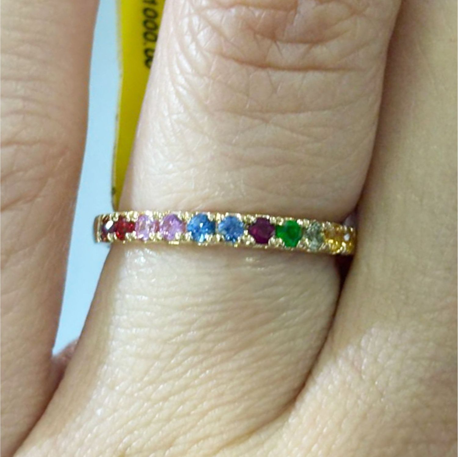 ​Anillo Zafiros Multicolores
