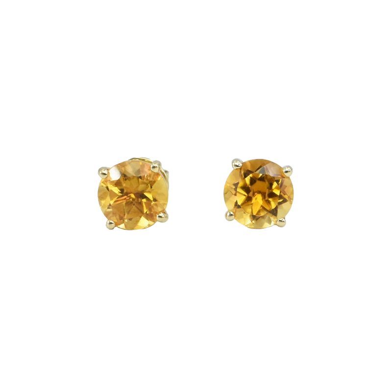 Aretes Citrinas