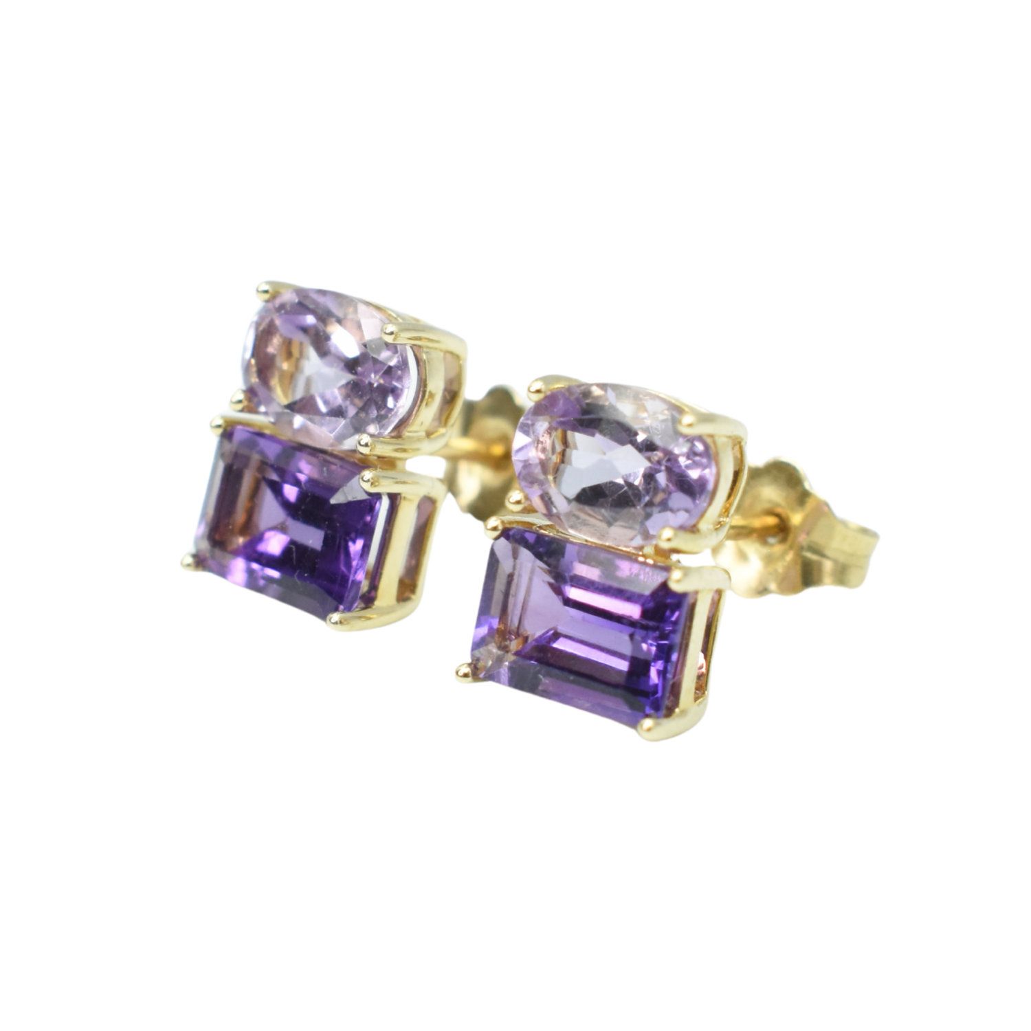 Aretes Amatistas