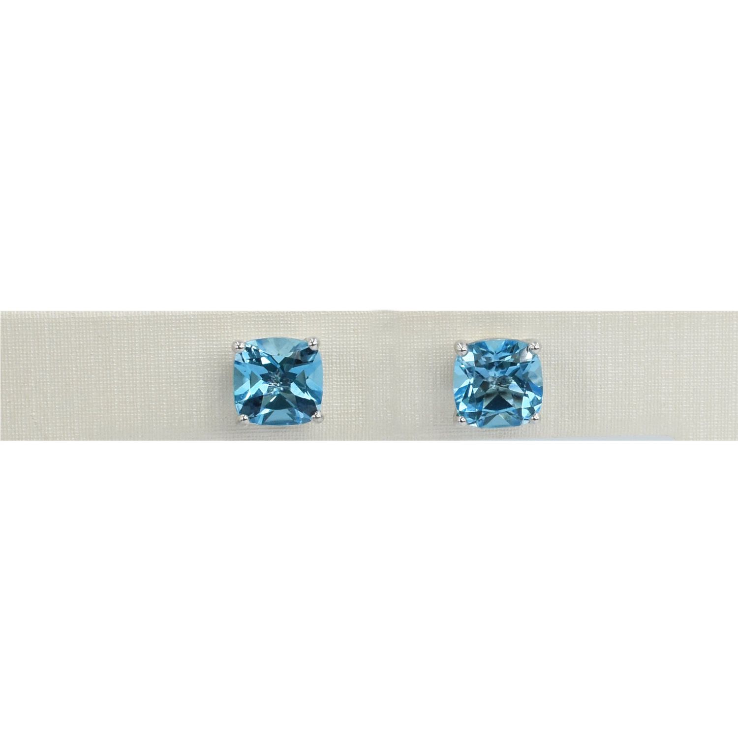 Aretes Topacios Azules