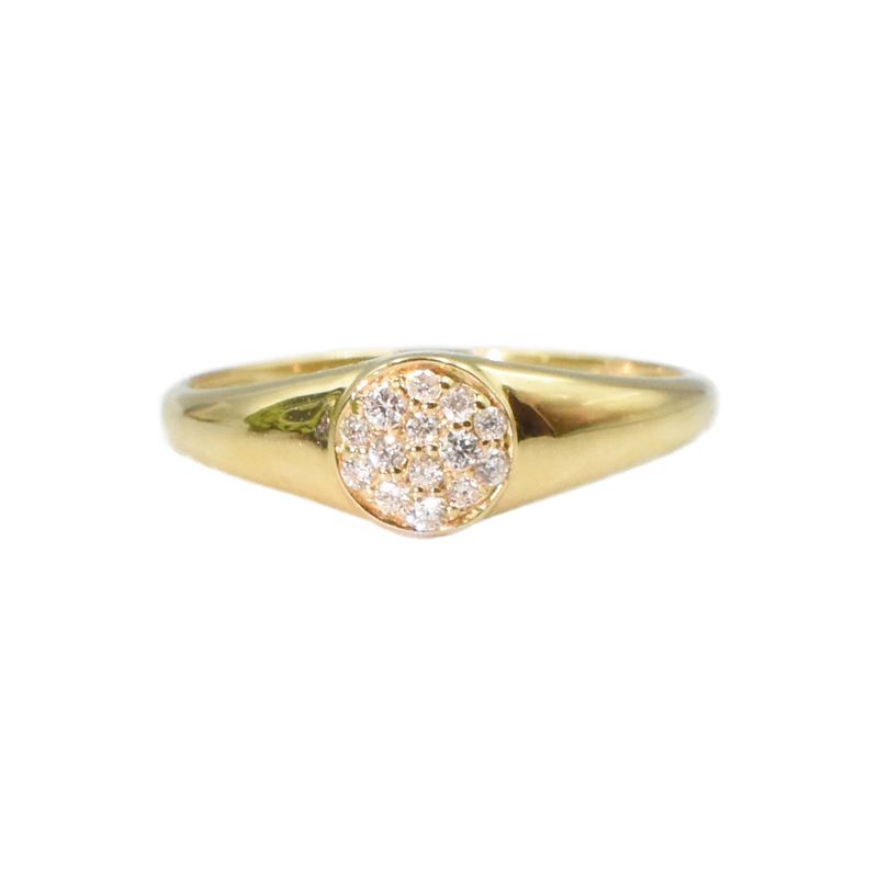 Anillo Círculo Diamantes