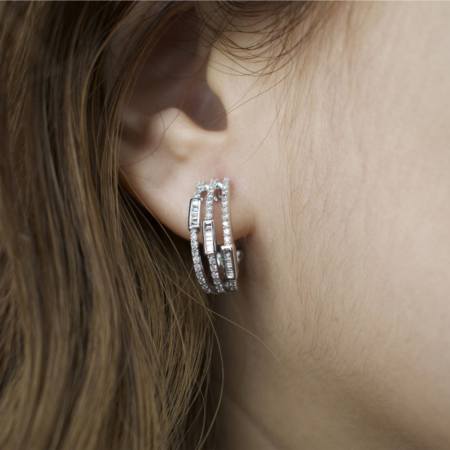 Aretes Diamantes