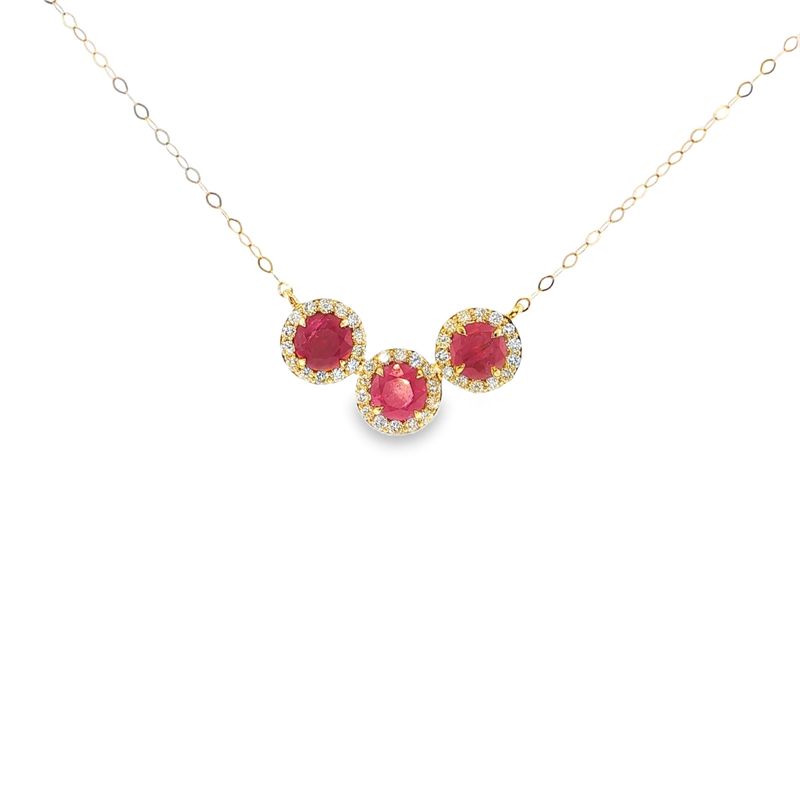 ​Collar Rubíes y Diamantes