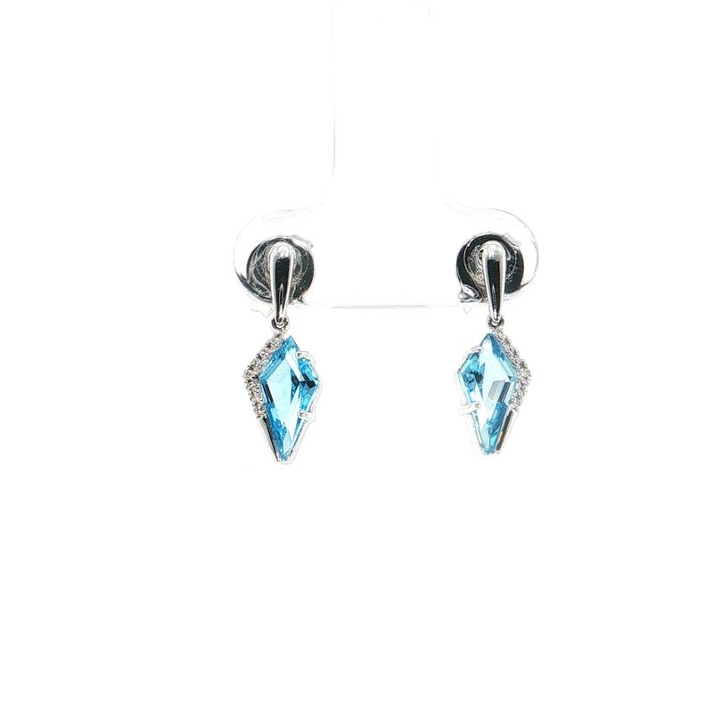 ​Aretes Topacios Azules