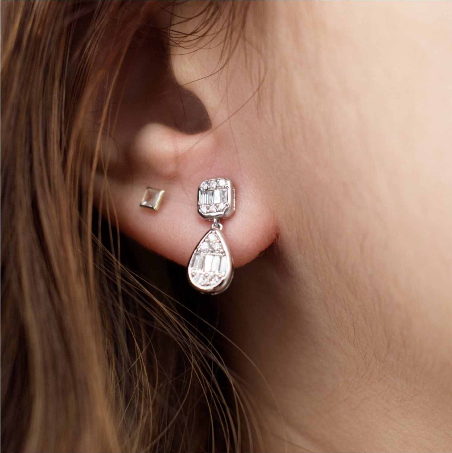 Aretes Diamantes