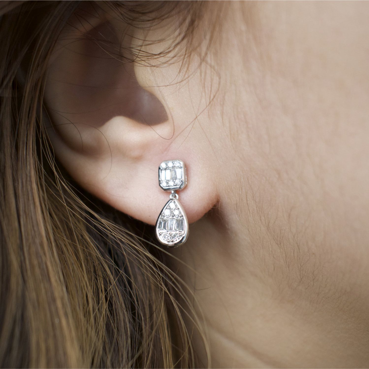 Aretes Diamantes
