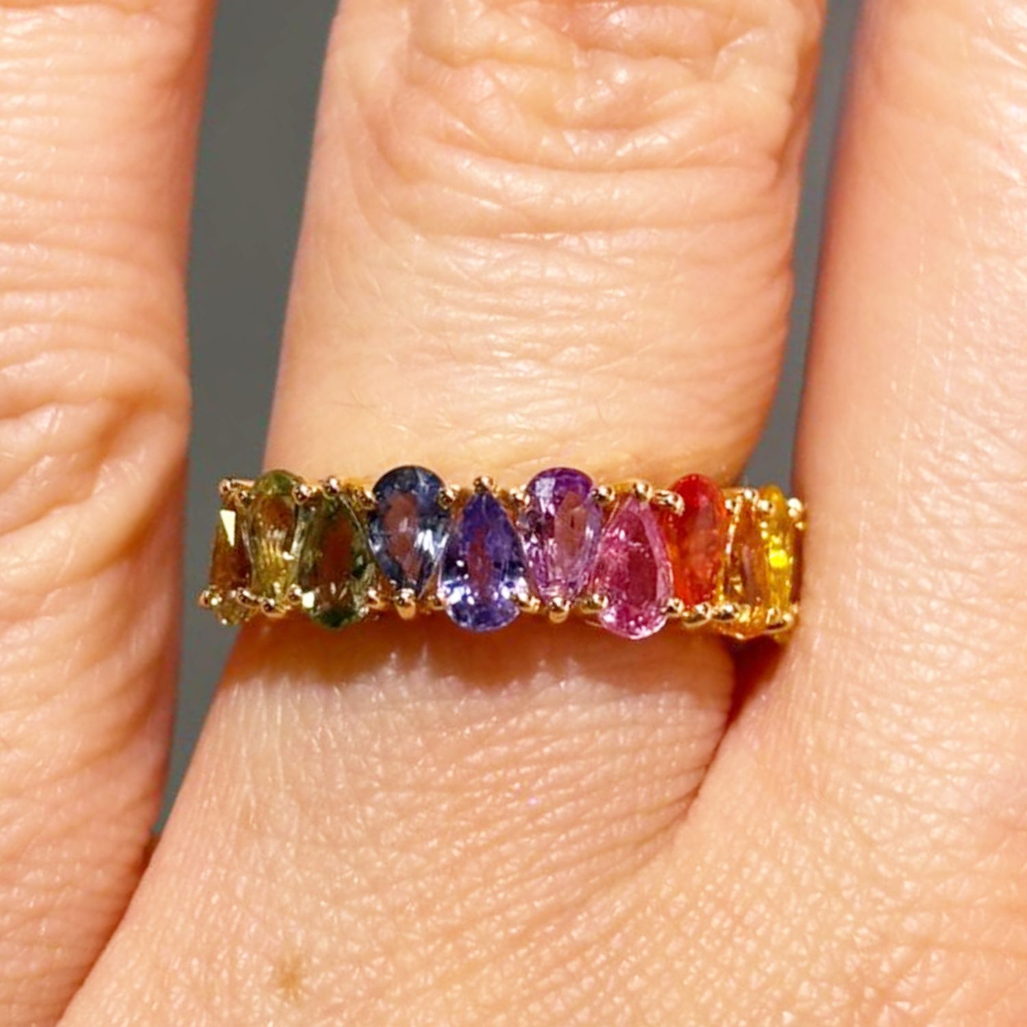 ​Anillos Zafiros Multicolor