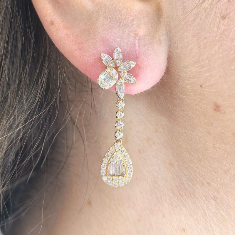 Aretes Diamantes