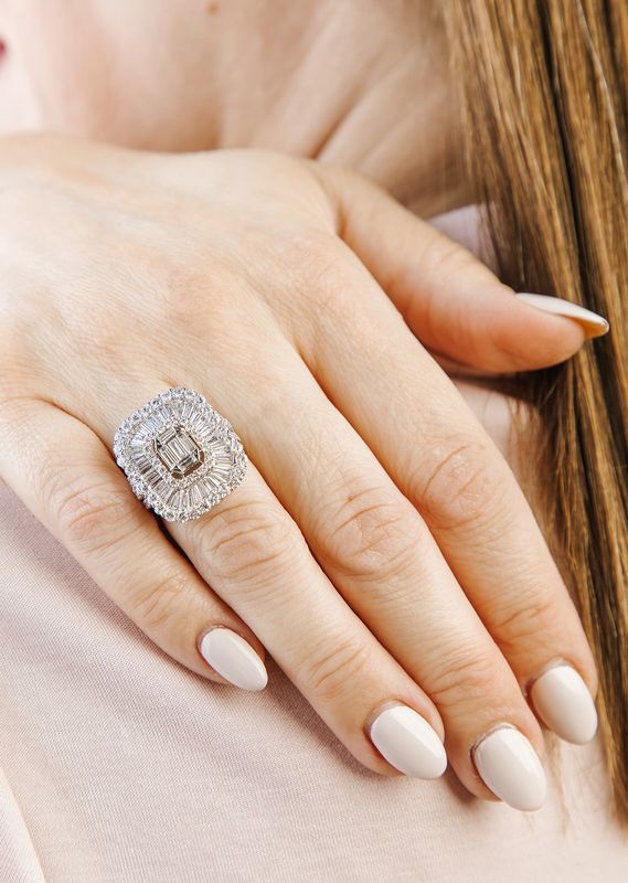Anillo Diamantes