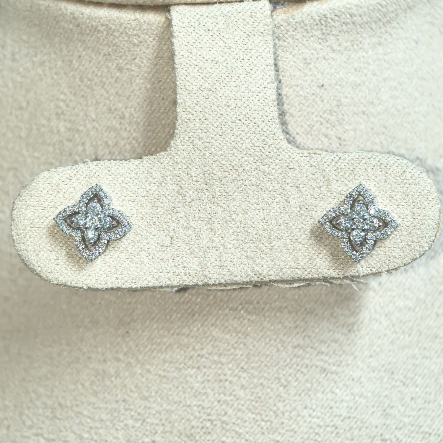 Aretes Trébol Diamantes