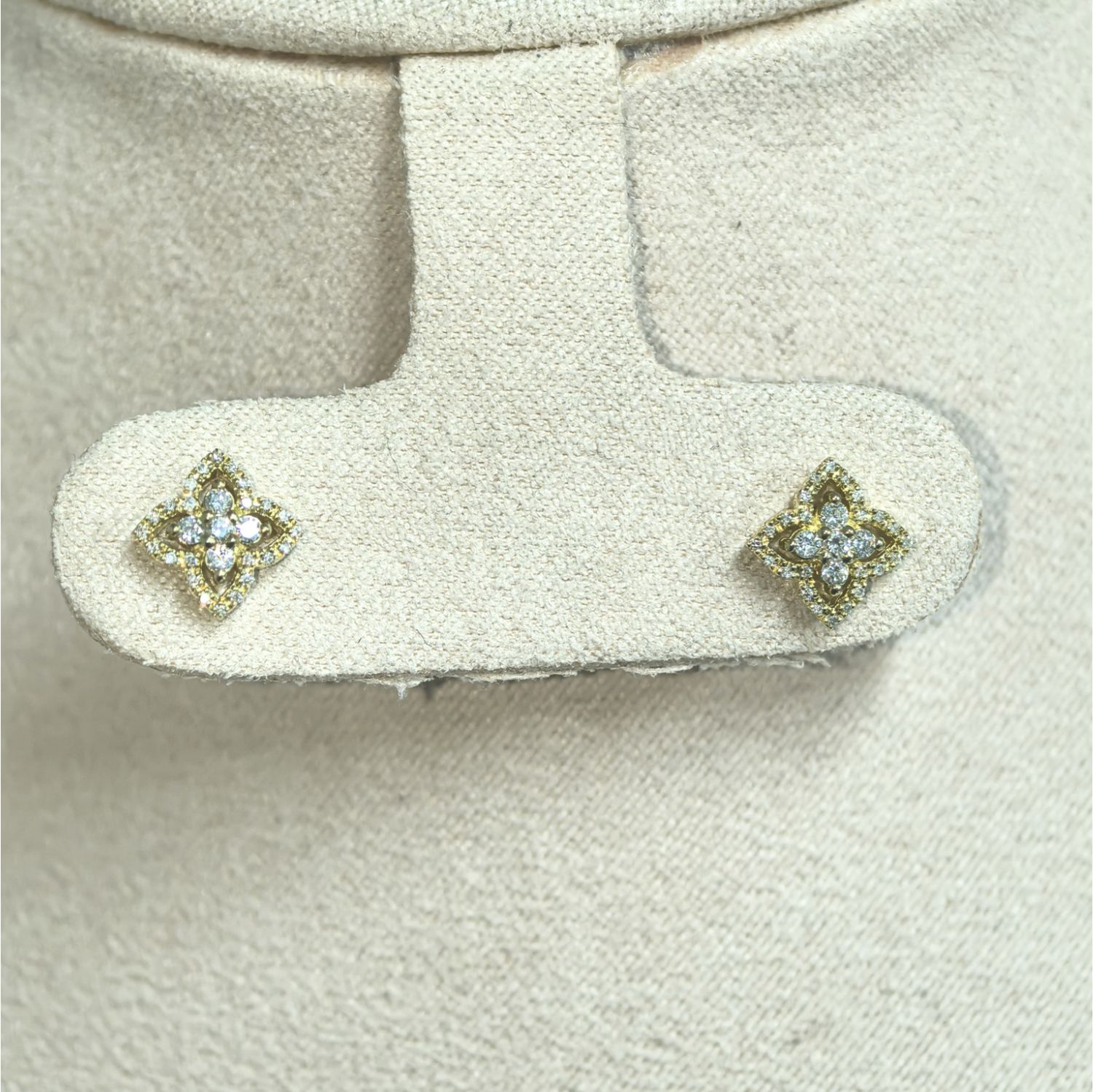 Aretes Trébol Diamantes